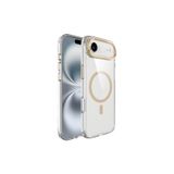 Anka Cep Cep Telefonu Aksesuarları iPhone 17 Air ile uyumlu M-safe Şarj Özellikli Airbagli Kamera Standlı Azor Kapak Altın, ZR-Azor-iPhone 17 Air Kılıf