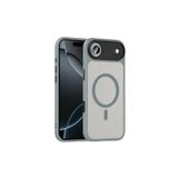 anka cep cep telefonu aksesuarları iPhone 17 Air ile Uyumlu Mat Gri Wireless Şarj Özellikli MagSafe Kılıf, Zr-Flet-iPhone 17 Air