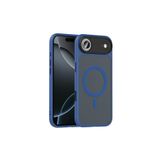 anka cep cep telefonu aksesuarları iPhone 17 Air ile Uyumlu Mat Lacivert Wireless Şarj Özellikli MagSafe Kılıf, Zr-Flet-iPhone 17 Air