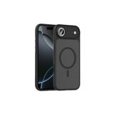 anka cep cep telefonu aksesuarları iPhone 17 Air ile Uyumlu Mat Siyah Wireless Şarj Özellikli MagSafe Kılıf, Zr-Flet-iPhone 17 Air