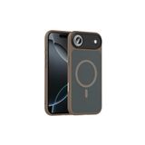 anka cep cep telefonu aksesuarları iPhone 17 Air ile Uyumlu Mat Yüzey Wireless Şarj Özellikli MagSafe Kılıf Desert Titanyum, Zr-Flet-iPhone 17 Air