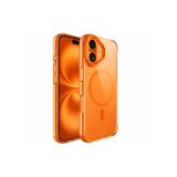 Anka Cep Cep Telefonu Aksesuarları iPhone 17 -ile uyumlu- Kılıf M-safe Şarj Özellikli Airbagli Kamera Standlı Azor Kapak Turuncu, ZR-Azor-iPhone 17 Kılıf