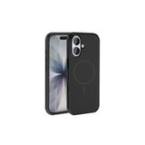 anka cep cep telefonu aksesuarları iPhone 17 ile Uyumlu MagSafe Şarj Özellikli Metal Kamera Çerçeveli Silikon Kılıf - Siyah, Zr-Edi-iPhone 17