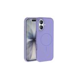 anka cep cep telefonu aksesuarları iPhone 17 ile Uyumlu Mgsafe Şarj Özellikli Metal Kamera Çerçeveli Silikon Kılıf - Lila, Zr-Edi-iPhone 17
