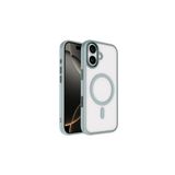 anka cep cep telefonu aksesuarları iPhone 17 ile Uyumlu Wireless Şarj Özellikli Krom MagSafe Silikon Kılıf - Gri, Zr-Krom-iPhone 17