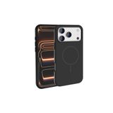 anka cep cep telefonu aksesuarları iPhone 17 Pro ile Uyumlu MagSafe Şarj Özellikli Metal Kamera Çerçeveli Silikon Kılıf, Zr-Edi-iPhone 17 Pro