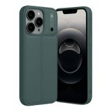 anka cep cep telefonu aksesuarları iPhone 17 Pro Max ile Uyumlu Auto Focus Deri Görünümlü Silikon Kılıf - Yeşil, Karma-İphone 17 Pro Max-Kılıf