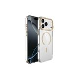 Anka Cep Cep Telefonu Aksesuarları iPhone 17 Pro Max -ile uyumlu- M-safe Şarj Özellikli Airbagli Kamera Standlı Azor Kapak Gold, ZR-Azor-iPhone 17 Pro Max Kılıf
