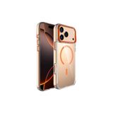 Anka Cep Cep Telefonu Aksesuarları iPhone 17 Pro Max ile uyumlu M-safe Şarj Özellikli Airbagli Kamera Standlı Azor Kapak - Turuncu, ZR-Azor-iPhone 17 Pro Max Kılıf