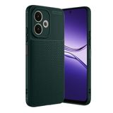 anka cep cep telefonu aksesuarları Oppo İle Uyumlu A5 Pro 4G Karbon Görünümlü Silikon Kılıf - Yeşil, Karbon-Oppo A5 Pro- Kılıf