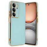 anka cep cep telefonu aksesuarları Realme C75 ile Uyumlu Parlak Silikon Kılıf - Açık Yeşil, Volet-Realme C75-Kılıf