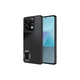 Anka Cep Cep Telefonu Aksesuarları Redmi Note 13 4G ile uyumlu Kılıf Kamera Korumalı Logo Gösteren Omega Kapak Siyah, ZR-Omega-Note 13 4G Kılıf