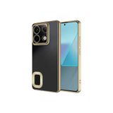 Anka Cep Cep Telefonu Aksesuarları Redmi Note 13 Pro 5G ile Uyumlu Kamera Korumalı Logo Gösteren Omega Kapak Kılıf Gold, ZR-Omega-Note 13 Pro 5G Kılıf