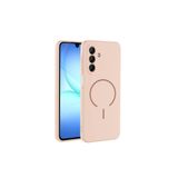 Anka Cep Cep Telefonu Aksesuarları Samsung Galaxy A16 ile Uyumlu M-safe Şarj Özellikli Meta Kapak Kılıf Pembe, ZR-Meta-A16 Kılıf