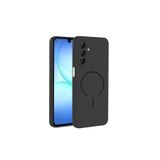 Anka Cep Cep Telefonu Aksesuarları Samsung Galaxy A16 ile Uyumlu M-safe Şarj Özellikli Meta Kapak Kılıf Siyah, ZR-Meta-A16 Kılıf