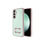 Anka Cep Cep Telefonu Aksesuarları Samsung Galaxy A55 ile Uyumlu Kamera Korumalı Logo Gösteren Omega Kapak Kılıf Rosegold, ZR-Omega-Samsung A55 Kılıf