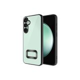 Anka Cep Cep Telefonu Aksesuarları Samsung Galaxy A55 ile Uyumlu Kamera Korumalı Logo Gösteren Omega Kapak Kılıf Siyah, ZR-Omega-Samsung A55 Kılıf