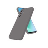 anka cep cep telefonu aksesuarları Samsung ile Uyumlu Galaxy A17 5G First Soft Silikon Kılıf Gri, First-Samsung A17- Kılıf