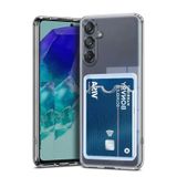 anka cep cep telefonu aksesuarları Samsung ile Uyumlu Galaxy A17 5G Kartlıklı Şeffaf Silikon Kılıf, Kartlıklı-Samsung A17- Kılıf
