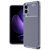 anka cep cep telefonu aksesuarları Samsung ile Uyumlu Galaxy S25 Edge Lacivert Karbon Görünümlü Silikon Kılıf, Karbon-Samsung S25 Edge Kılıf