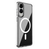 anka cep cep telefonu aksesuarları Samsung ile Uyumlu Galaxy S25 Edge Magsafe Şeffaf Silikon Kılıf, Magsafe-Samsung S25 Edge Kılıf