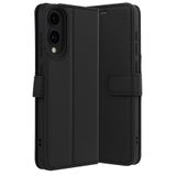 anka cep cep telefonu aksesuarları Samsung ile Uyumlu Galaxy S25 Edge Siyah Trend S Plus Kapaklı Kartlıklı Kılıf, Trend S-Samsung S25 Edge Kılıf