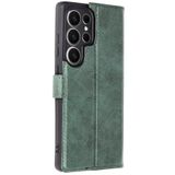 anka cep cep telefonu aksesuarları Samsung ile Uyumlu Galaxy S25 Ultra Yeşil Trend S Plus Kapaklı Kartlıklı Kılıf, Trend S-Samsung S25 Ultra Kılıf