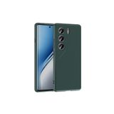 Anka Cep Cep Telefonu Aksesuarları Tecno Camon 40 Pro ile Uyumlu Mara Lansman İçi Kadife Silikon Kılıf - Yeşil, Zr-Mara-Camon 40 Pro-Kılıf
