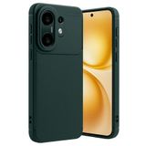 anka cep cep telefonu aksesuarları Vivo X200 FE ile Uyumlu Karbon Görünümlü Silikon Kılıf - Yeşil, Karbon-Vivo X200 FE Kılıf