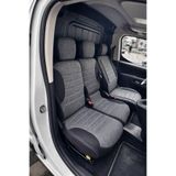 Anka Citroen Berlingo-Rifter-Combo-Proace City-Doblo-2+1 Uyumlu -ÖZEL DİKİM- Oto koltuk kılıf