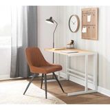 Anka Design Beans Çalışma Masası - 90x60 - Atlantik Çam - Beyaz