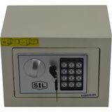 Anka Elektronik Şifreli ve Kilitli Çelik Kutu Kasa 23 x 17 cm Krem