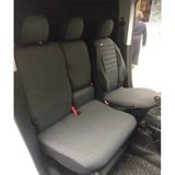 Anka FİAT DOBLO 2+1 UYUMLU PREMİUM Oto Koltuk Kılıf - Siyah