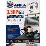 Anka Hıltı Karot 3.5 Hp Özel Kısa Şanzıman Benzinli El Sondaj Makinesi 10 Metre Set