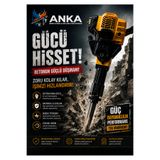 anka hilti karot BENZİNLİ GÜÇLÜ PROFESYONEL KIRICI HİLTİ