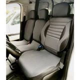 Anka PARTNER PEUGEOT TEPEE 2008-2025 ARASI TEK KABİN ÖNLER 2+1 UYUMLU Oto Koltuk Kılıfı - 01-Siyah
