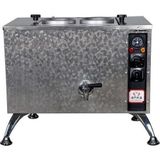 Anka Pro Elektrikli Full Otomatik Çay Kazanı 2 Demlikli 20 Litre Paslanmaz