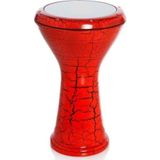 Anka Profesyonel Kırmızı Renk Çatlak Boya Model Solo Darbuka-Kılıf Hediyeli