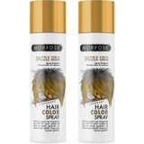 Anka Select Morfose Mech 24 Saate Kadar Etkili Altın Renkli Saç Spreyi Dazzle Gold 150 ml 2 Adet