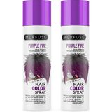 Anka Select Morfose Mech 24 Saate Kadar Etkili Mor Renkli Saç Spreyi Purple Fire 150 ml 2ADET