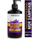 Anka Select Prodan Silver Mor Şampuan Turunculaşma Karşıtı, Gri Sarı Beyaz Saçlar Için Renk Koruyucu 500 ml