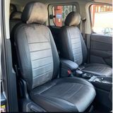 Anka Volkswagen Caddy Uyumlu -ÖZEL DİKİM- Oto Koltuk Kılıfı - Gri - Siyah