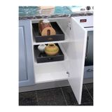 AnkaAtelier EasySlide Çekmece İçi Kayar Düzenleyici 2 Adet Raylı Siyah
