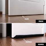 Ankaflex-10 Adet Kapı Altı Eşik Çift Taraflı Rüzgar Önleyici Sünger Isı ve Ses Yalıtım Rüzgarlık