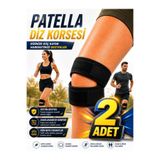 Ankaflex 2 ADET Ağrı Giderici Dizlik Korse Patella Destekli Neopren Dizlik Çapraz Bağ Diz Korsesi Ayarlanabilir