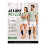Ankaflex 2 adet Ayak Bacak Alt Baldır Destek Korsesi Ayarlanabilir Kaval Kemiği Alt Bacak Sıkıştırma Sargısı