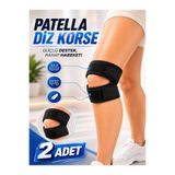 Ankaflex 2 ADET Profesyonel Dizlik Patella ve Menisküs Koruyucu Bandajlı Ortopedik Dizlik Korsesi