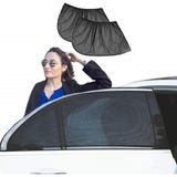 Ankaflex 2li Araç Oto Yan Cam Perdesi Araç Arka Güneşlik Oto Kapı Camı Perdesi Cam Filmi