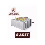 Ankaflex 6 Adet Petek Arkası Isı Yalıtım Levhası Alüminyum Folyo 6 Radyatör Arkalığı
