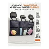 Ankaflex Araba Araç Içi Oto Koltuk Arkası Düzenleyici Çanta Eşya Alet Çantası Araç Bagaj Organizeri - WA4418